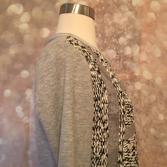 FREE WITH PURCHASE Anthropologie Dolan Left Coast Tweed Stripe Tee S - Picture 6 of 7